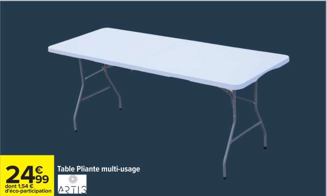 Table Pliante multi-usage