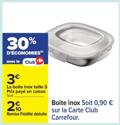 Boite inox