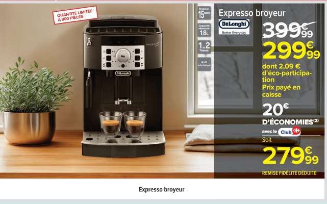 Expresso broyeur