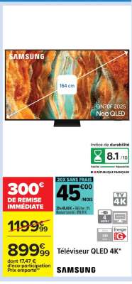 Téléviseur QLED 4K