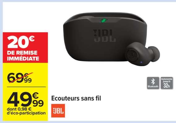 Ecouteurs sans fil JBL