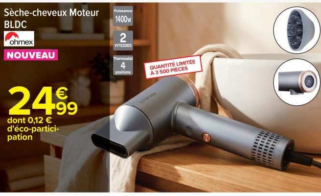 Sèche-cheveux Moteur BLDC