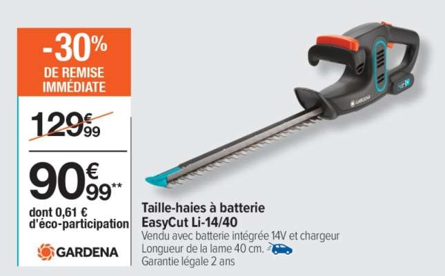 Taille-haies à batterie EasyCut Li-14/40