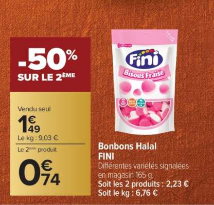 Bonbons Halal FINI