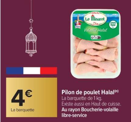 Pilon de poulet Halal