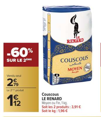 Couscous 'Le Renard'