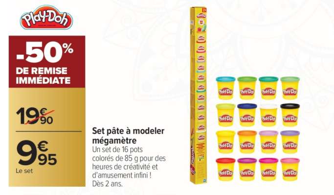 Set pâte à modeler mégamètre