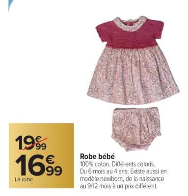 Robe bébé