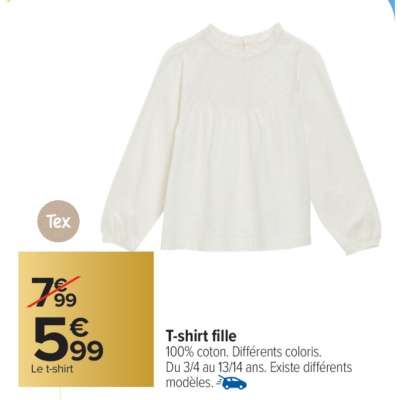 T-shirt fille