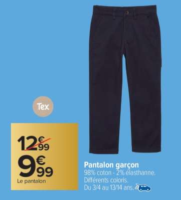 Pantalon garçon