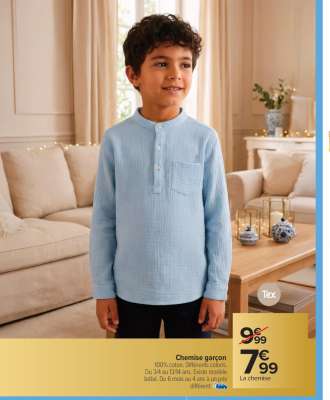 Chemise garçon