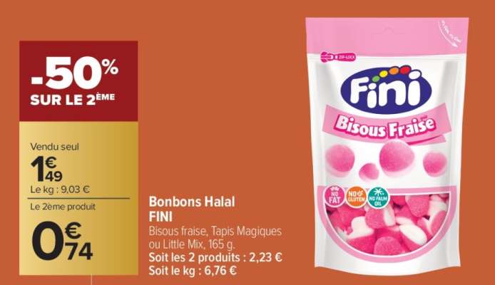 Bonbons Halal FINI