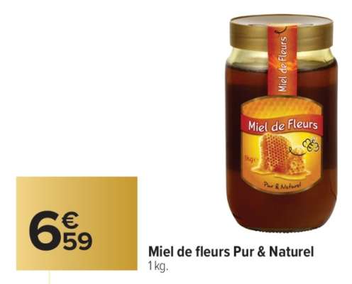 Miel de fleurs Pur & Naturel