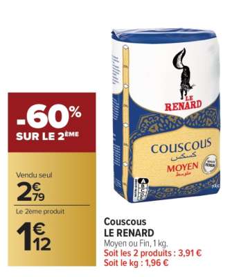 Couscous 'Le Renard'