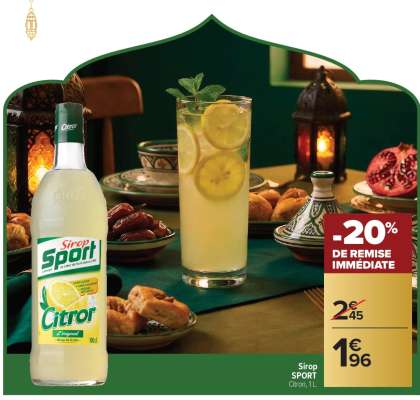 Sirop SPORT Citron