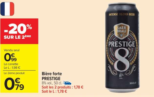 Bière forte PRESTIGE