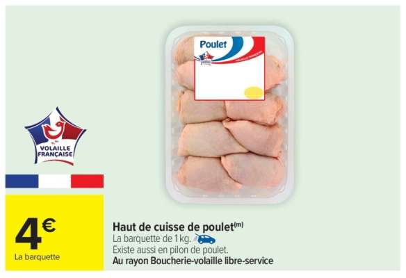 Haut de cuisse de poulet