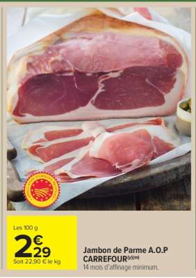 Jambon de Parme A.O.P