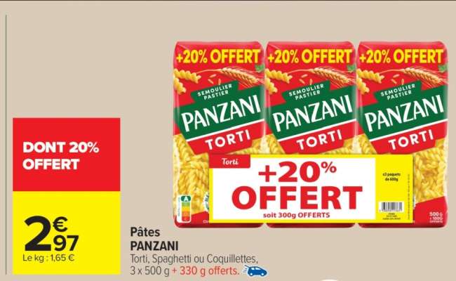 PÂTES "PANZANI"