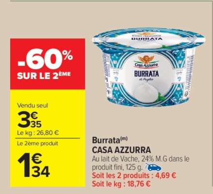 Burrata CASA AZZURRA