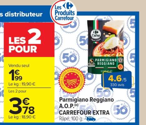 Parmigiano Reggiano A.O.P CARREFOUR EXTRA