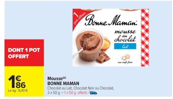 Mousse Bonne Maman