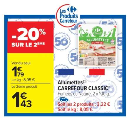 ALLUMETTES CARREFOUR CLASSIC