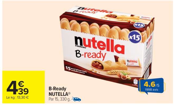 B-READY NUTELLA