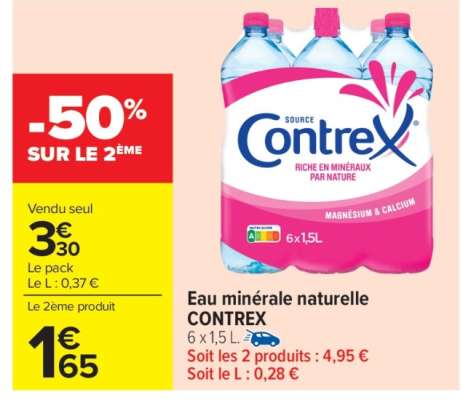 Eau Minérale Naturelle Contrex