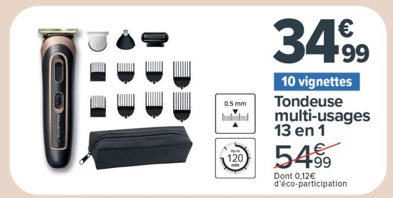 Tondeuse multi-usages 13 en 1