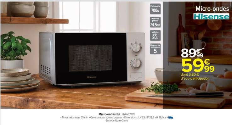 Micro ondes Hisense