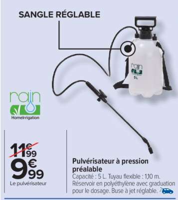 Pulvérisateur à pression préalable