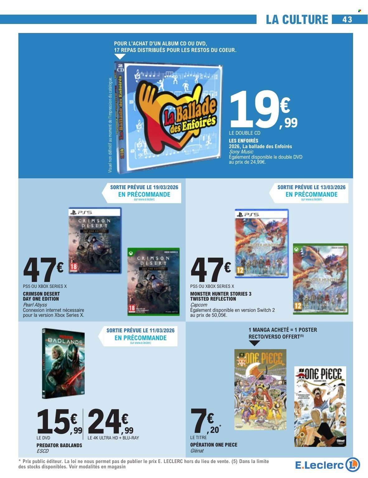Catalogue E.Leclerc - 10/03/2026 - 21/03/2026. Page 43