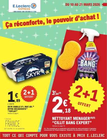 Catalogue E.Leclerc - 10/03/2026 - 21/03/2026.