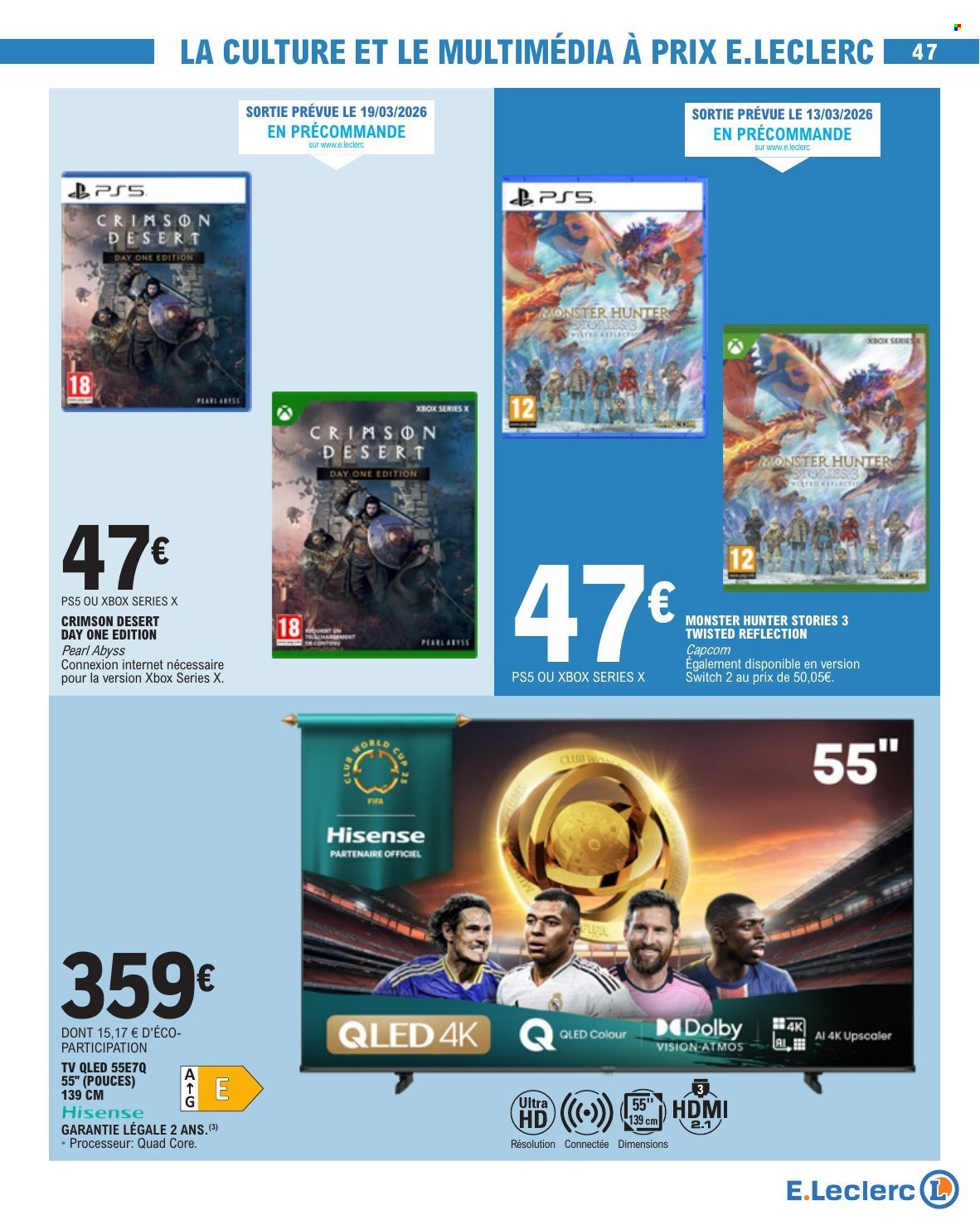Catalogue E.Leclerc - 10/03/2026 - 21/03/2026. Page 47