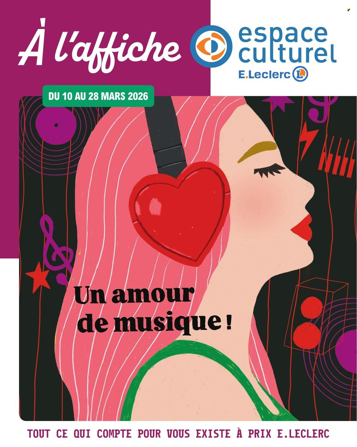 Catalogue E.Leclerc - 10/03/2026 - 28/03/2026. Page 1