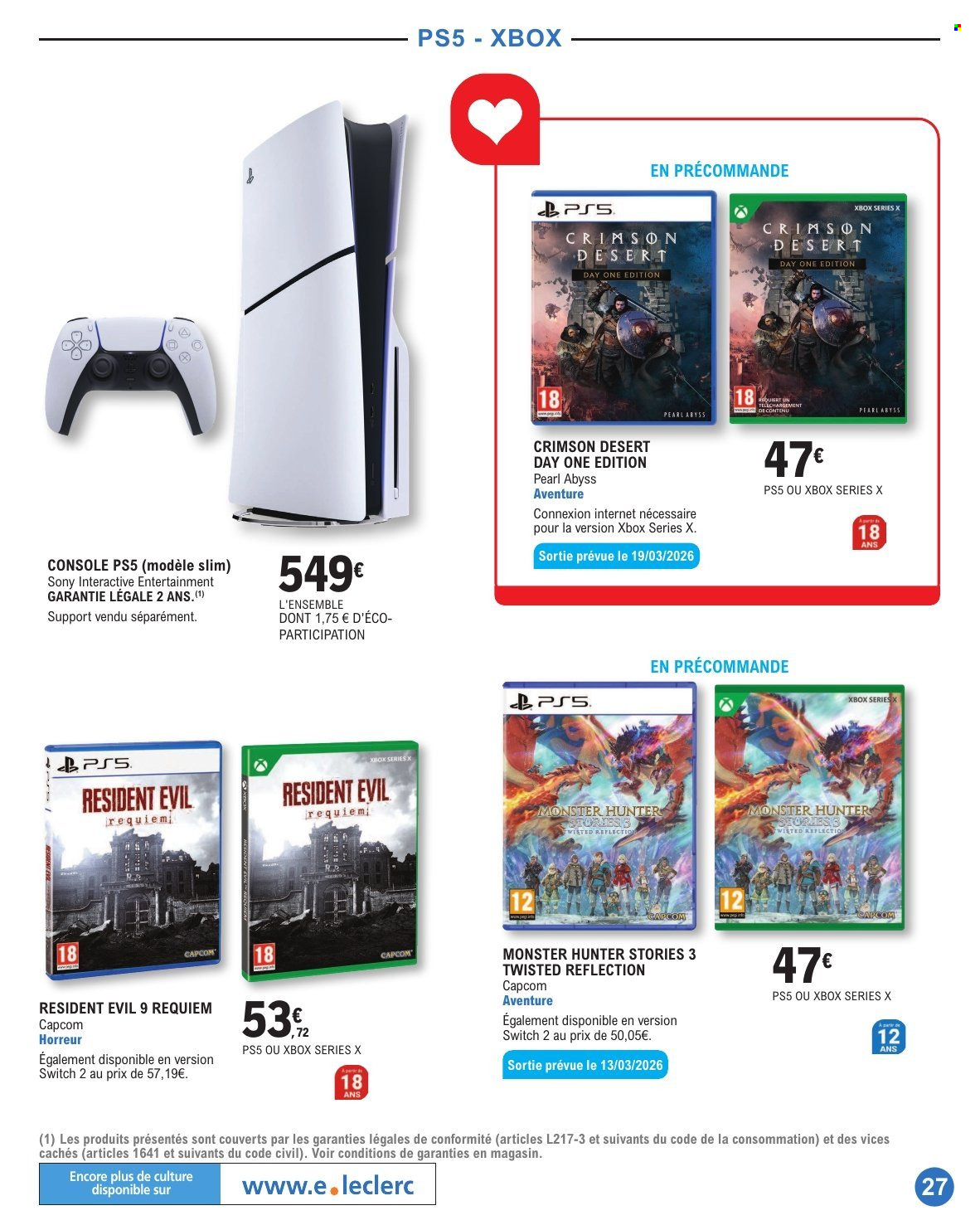 Catalogue E.Leclerc - 10/03/2026 - 28/03/2026. Page 27