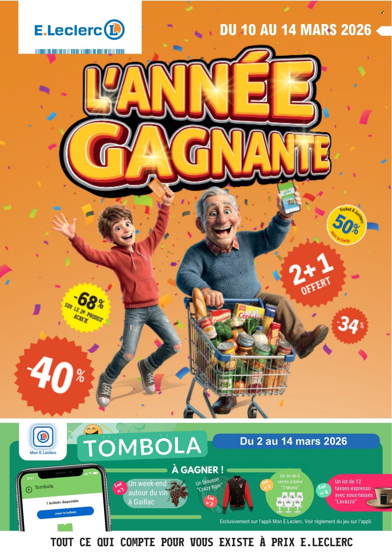 Catalogue E.Leclerc - 10/03/2026 - 14/03/2026. Page 1