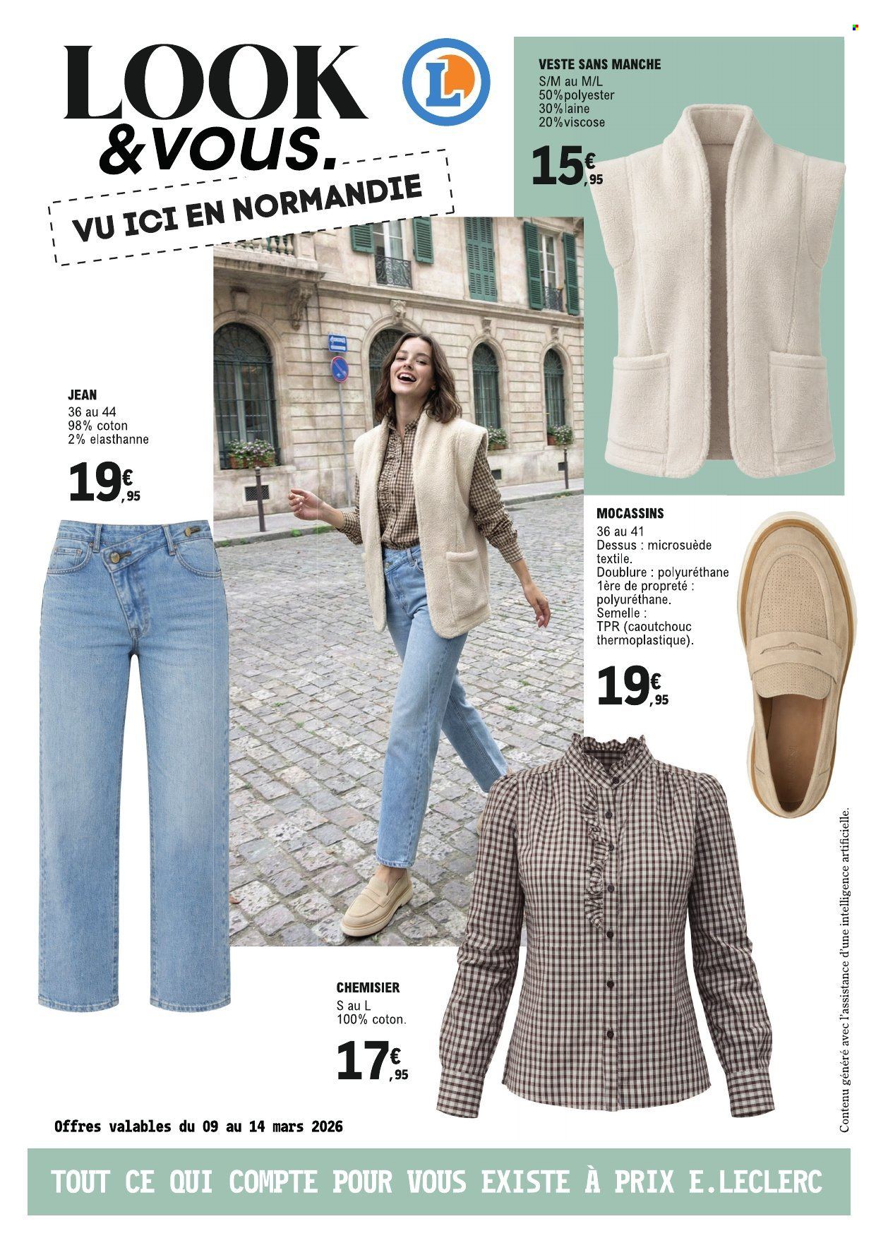 Catalogue E.Leclerc - 09/03/2026 - 14/03/2026. Page 1