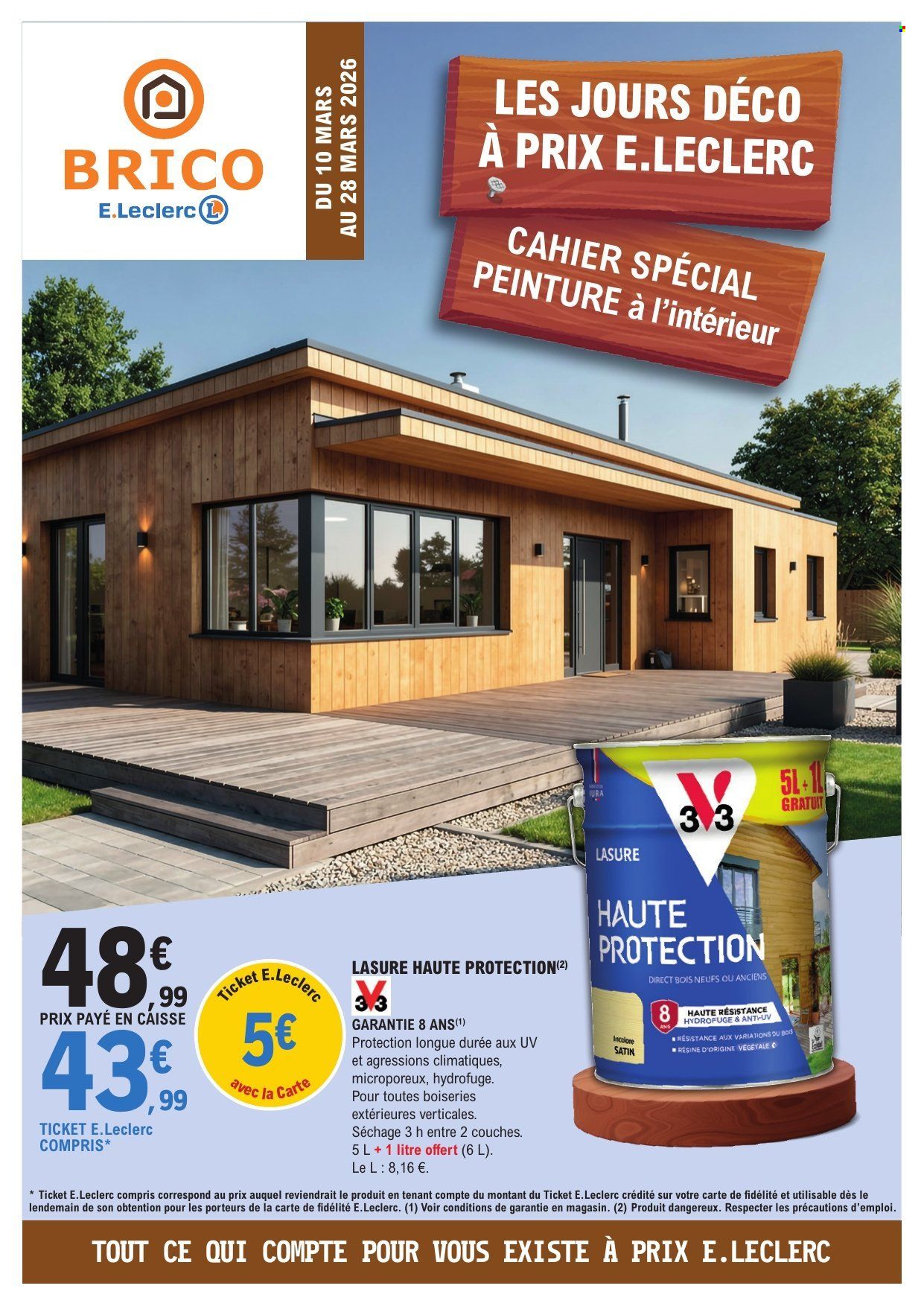 Catalogue E.Leclerc - 10/03/2026 - 28/03/2026. Page 1