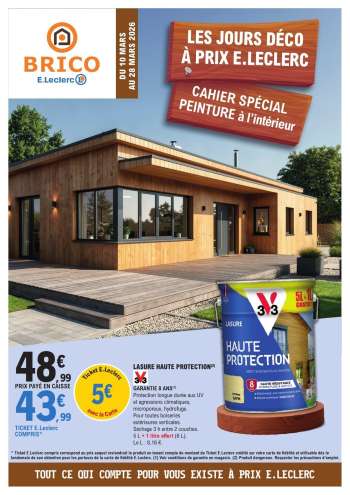 Catalogue E.Leclerc - 10/03/2026 - 28/03/2026.