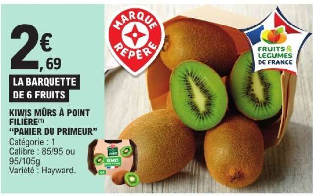 LA BARQUETTE DE 6 FRUITS