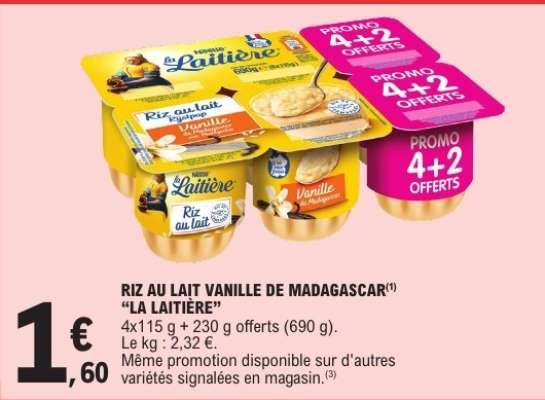 Riz au Lait Vanille de Madagascar "La Laitière"