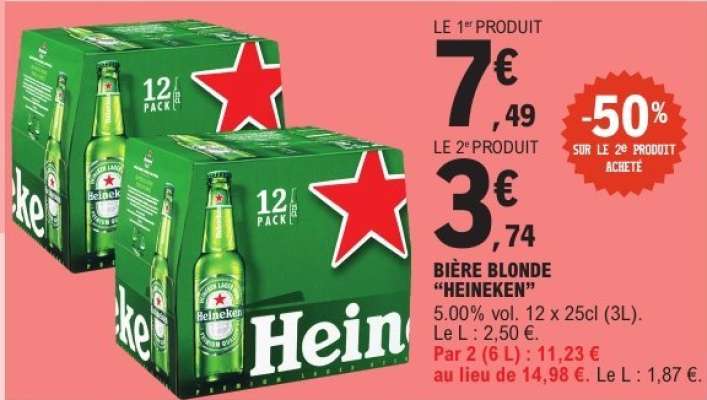 Bière Blonde Heineken*