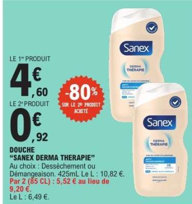 Douche Sanex Derma Therapie