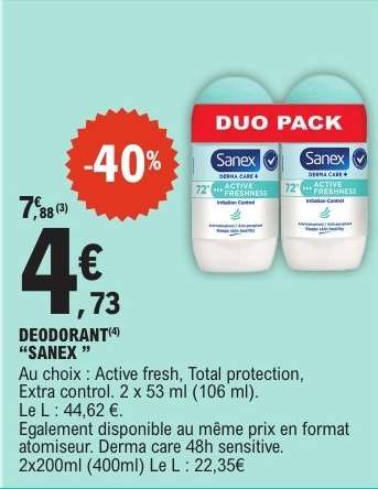 DÉODORANT SANEX