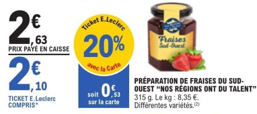 PRÉPARATION DE FRAISES DU SUD-OUEST “NOS RÉGIONS ONT DU TALENT”