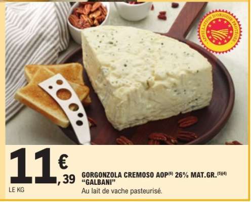 GORGONZOLA CREMOSO AOP 26% MAT.GR. "GALBANI"