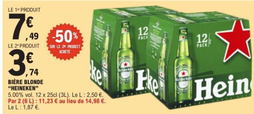 Bière Blonde Heineken*