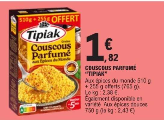 Couscous Parfumé Tipiak